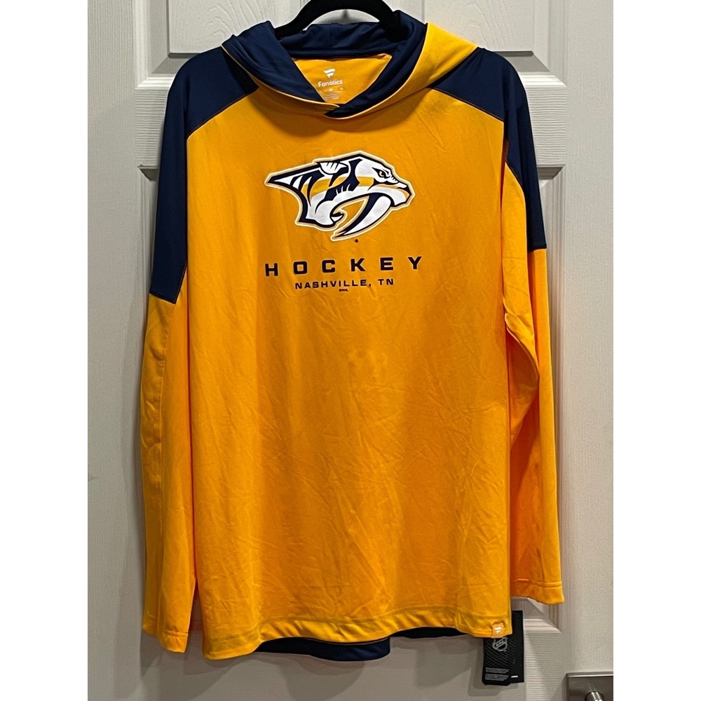 Fanatics Nashville Predators Hoodie Men's Large NWT NHL Hockey Performance